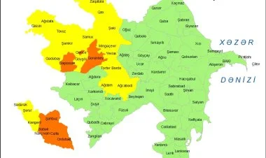 Küləklə bağlı sarı və narıncı xəbərdarlıq edilib