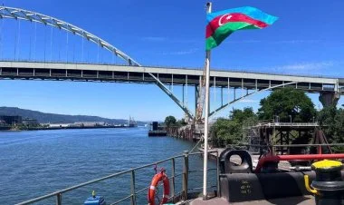 ABŞ limanında müstəqil Azərbaycan bayrağı altında ilk gəmi