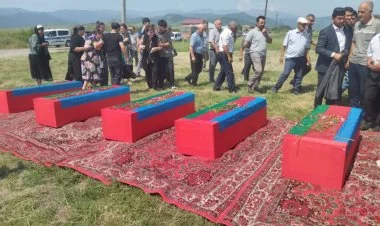 Xocalıda I Qarabağ müharibəsinin daha beş şəhidi dəfn edildi