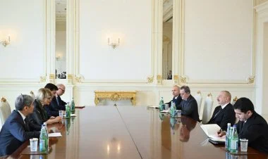 Prezident İlham Əliyev ATƏT-in  Baş katibini qəbul edib