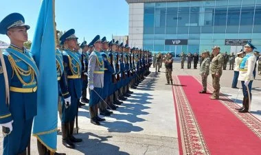 Zakir Həsənov Qazaxıstana səfər edib FOTO