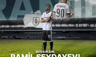 “Neftçi” Ramil Şeydayevlə 3 illik müqavilə imzalayıb