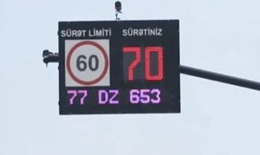 Yollarda quraşdırılan yeni monitorlar cərimə yazırmı? FOTO