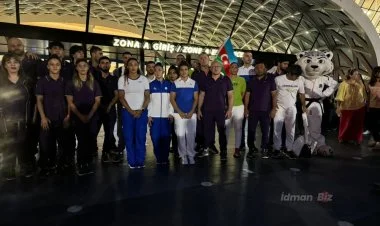 İdmançılarımız Parisə  Yay Olimpiya Oyunlarına yola düşüb