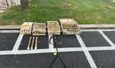 Azad olunan ərazilərdə aşkarlanan silah-sursatın sayı