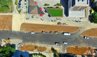 “Cavanşir” körpüsünün ərazisində yeni yolun inşası yekulaşır