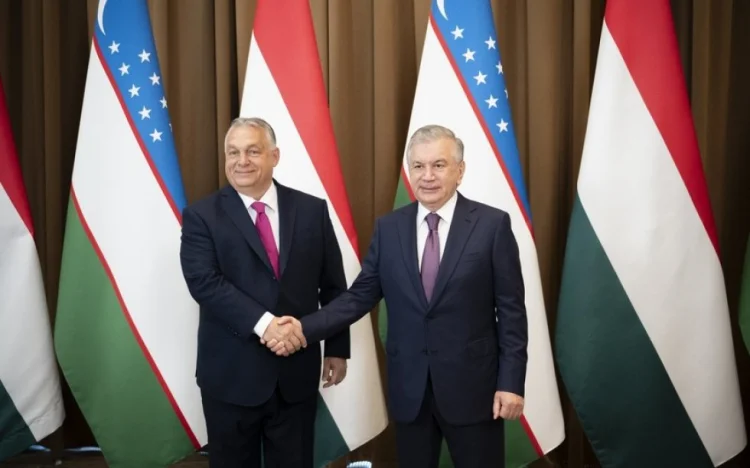 Viktor Orban və Şavkat Mirziyoyev Şuşada müzakirə aparıblar