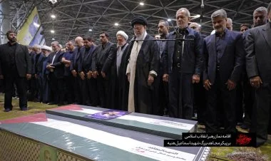 İranda Haniyə ilə vida mərasimi keçirilir FOTO