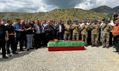 Laçında Birinci Qarabağ müharibəsinin şəhidi dəfn edilib