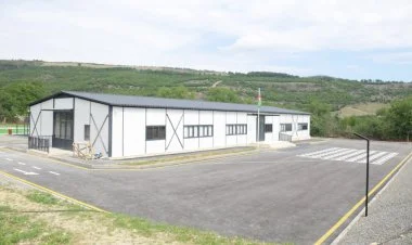 Qubanın Çiçi kəndində modul tipli məktəb binası quraşdırılıb