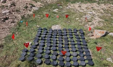 Laçında kütləvi şəkildə piyada əleyhinə mina aşkar edilib