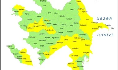 Küləkli hava şəraiti ilə bağlı sarı xəbərdarlıq verilib