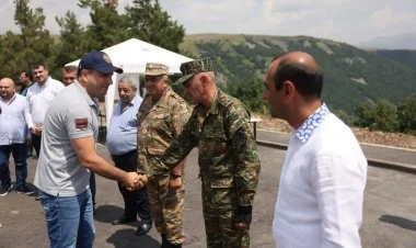 Erməni spiker Azərbaycanla sərhəddə