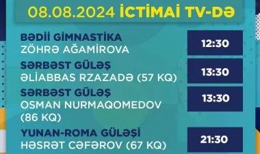Paris-2024: Bu gün 4 idmançımız yarışacaq