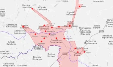 Ukrayna ordusu Rusiyanın 430 kv.km ərazisinə nəzarət edir