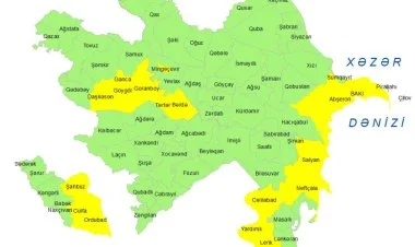 Küləkli hava şəraiti ilə əlaqədar “sarı” xəbərdarlıq verilib