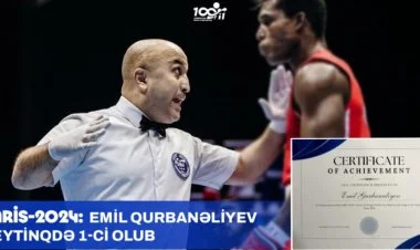 Beynəlxalq dərəcəli boks hakimimiz reytinqində birinci oldu