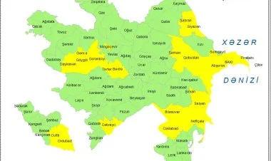 Sabaha küləklə bağlı sarı  xəbərdarlıq verildi