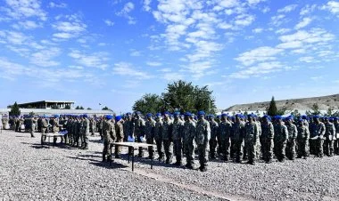 "Komando başlanğıc kursu"nun buraxılış mərasimi oldu
