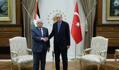 Ərdoğan Mahmud Abbasla görüşdü