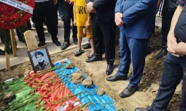 Salyanda I Qarabağ müharibəsinin şəhidi ilə vida mərasimi