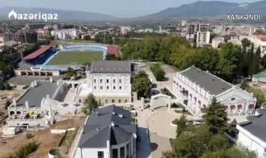 Xankəndidə qaz təchizatı infrastrukturu bərpa edilir VİDEO