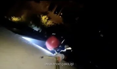Xilasedicilər biri azyaşlı olmaqla 6 nəfəri xilas edib VİDEO