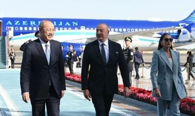 İlham Əliyev Özbəkistana dövlət səfərinə gəlib YENİLƏNİR