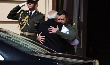 Zelenski Kiyevdə Hindistan Baş naziri ilə görüşüb