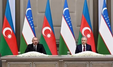 İlham Əliyev və Şavkat Mirziyoyevin mətbuata bəyanatı VİDEO