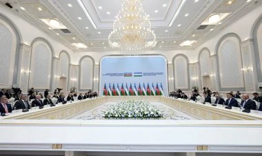 Daşkənddə prezidentlərin işgüzar dairələrlə görüşü