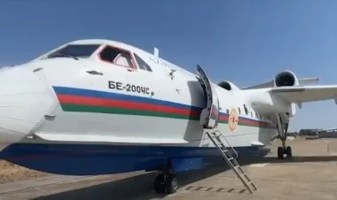 "Amfibiya"mız Türkiyədə meşə yanğınları ilə mübarizə aparır