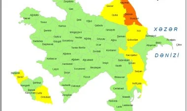 Küləkli hava şəraiti ilə bağlı sarı və narıncı xəbərdarlıq