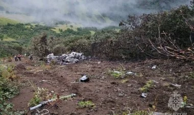 Kamçatkada radarlardan itmiş helikopterin qalıqları tapılıb