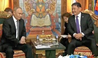 Rusiya və Monqolustan prezidentləri yurtada görüşdülər
