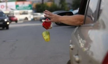 Maşından atılan zibilə görə 109 şəxs məsuliyyətə cəlb olunub