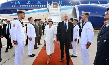 İlham Əliyev və Mehriban Əliyeva İtaliyaya səfərə gəliblər