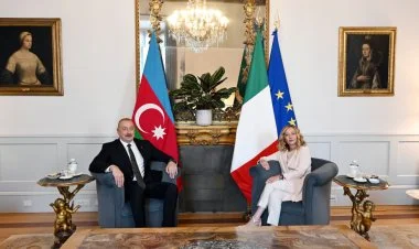 İlham Əliyev İtaliyada görüşlər keçirir YENİLƏNİR FOTO