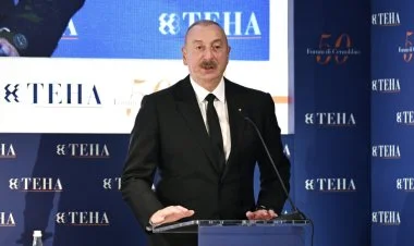 İlham Əliyev İtaliyada forumda iştirak edib VİDEO