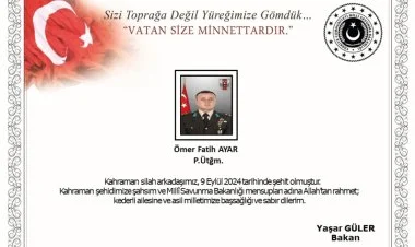 Türkiyə Ordusu şəhid verdi