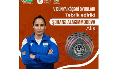 Azərbaycan Dünya Köçəri Oyunlarında 4-cü medalını qazandı