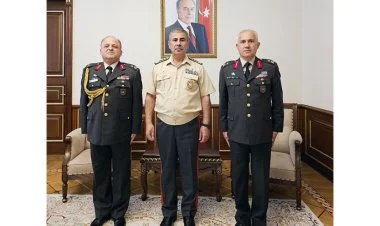 Zakir Həsənov Türkiyənin yeni hərbi attaşesi ilə görüşüb