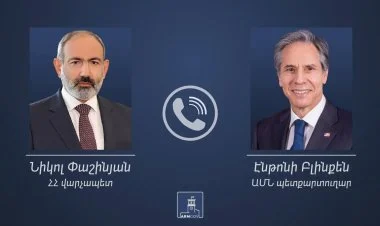 Paşinyanla Antoni Blinken arasında telefon danışığı olub