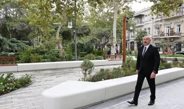 İlham Əliyev “Xəqani” bağında və ətraf ərazilərdə YENİLƏNİB