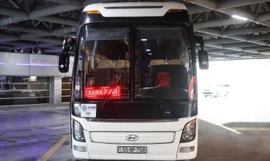 Bakı-Xocalı-Xankəndi-Şuşaya ilk avtobus reysi