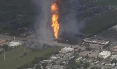 ABŞ-ın Texas ştatında kimya zavodunda güclü partlayış olub