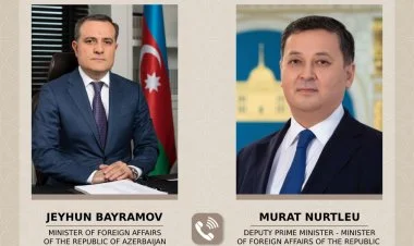 Azərbaycan və Qazaxıstan XİN rəhbərləri telefonla danışıb