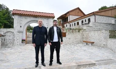 İlham Əliyev və oğlu Heydər Əliyev Qarabağdadırlar YENİLƏNİB