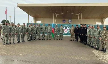Azərbaycan, Türkiyə və Gürcüstan hərbçilərinin təlimi