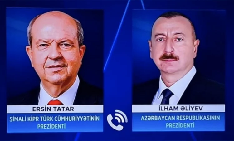 Ersin Tatar Prezident İlham Əliyevə zəng edib